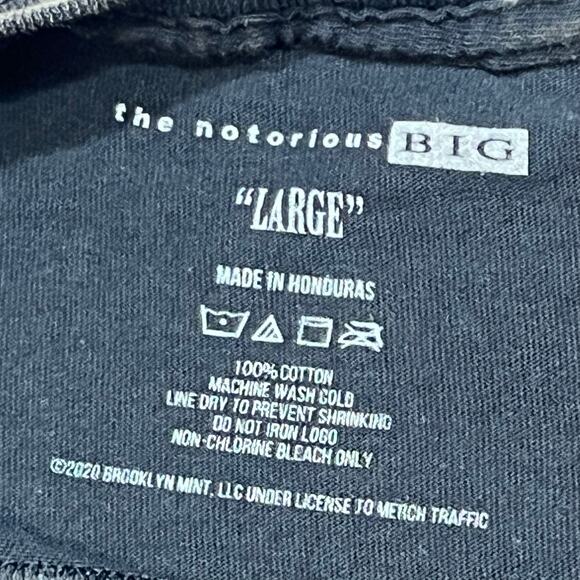 The Notorious Big T-Shirt Life After Death World Tour Shirt Large Double Sided - Picture 5 of 5